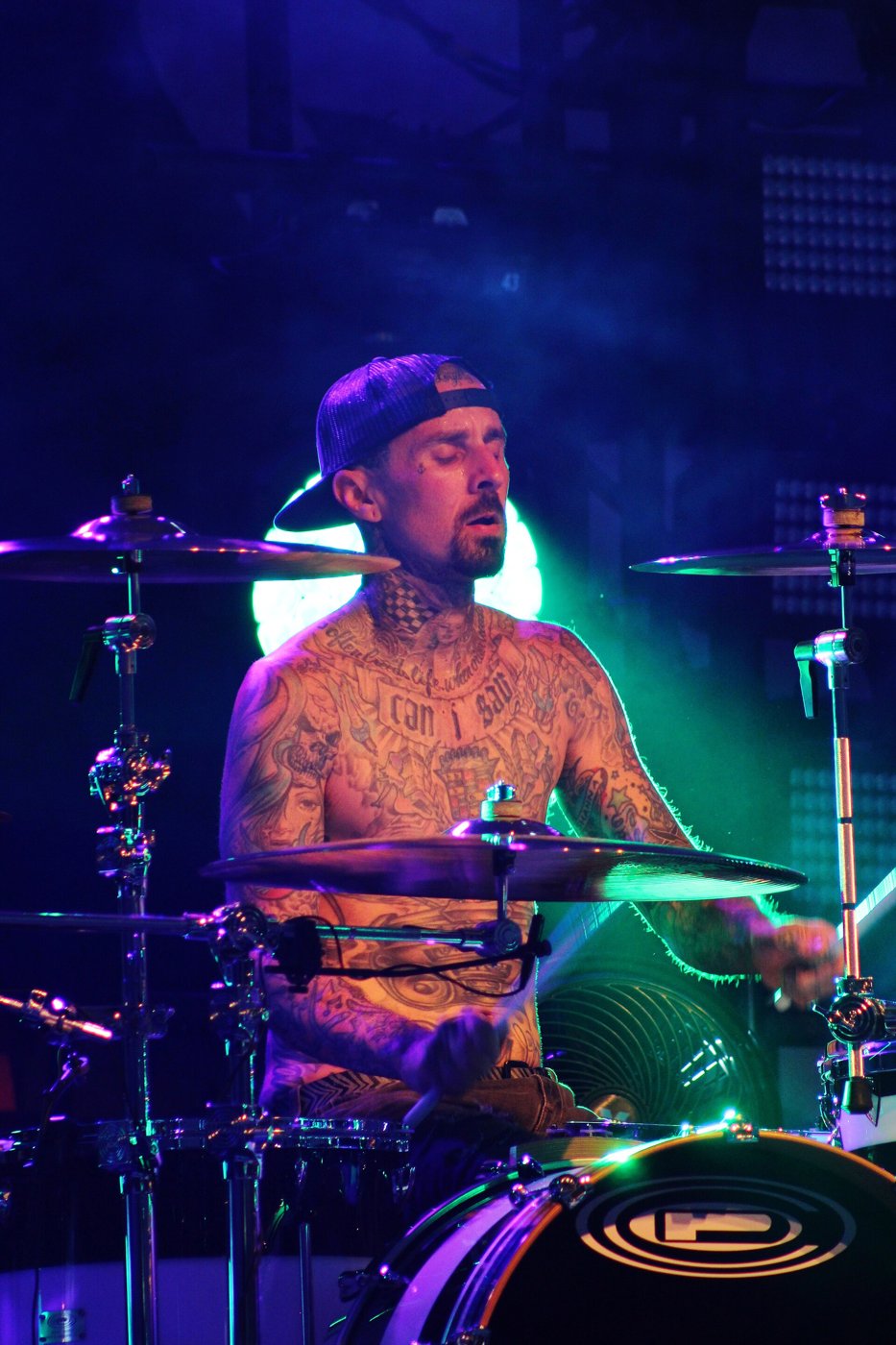 Photo related to the story: Travis Barker shares hospital-bed photos with Kourtney Kardashian by his side; no reason given